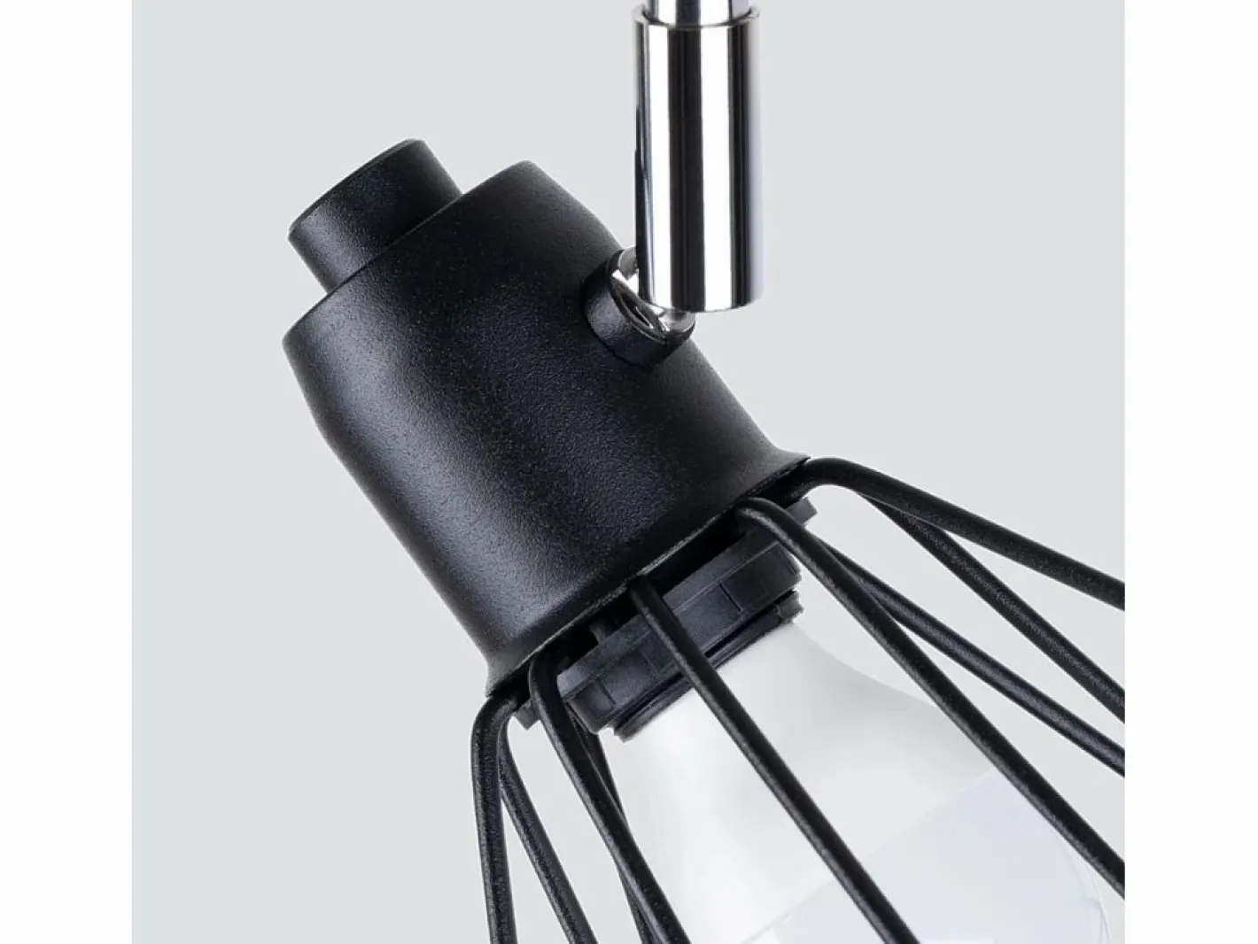 Sollux Lighting Lámparas de techo Lunova moderno de acero - 3 fuentes luminosas 4000K - L.52 x A.19 cm - Negro New