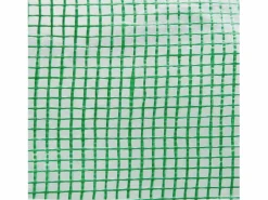 Lona de repuesto para invernadero túnel, PE resistente a los rayos UV, impermeable, con 6 ventanas y puerta enrollable, (300x300x200cm) Verde Outlet