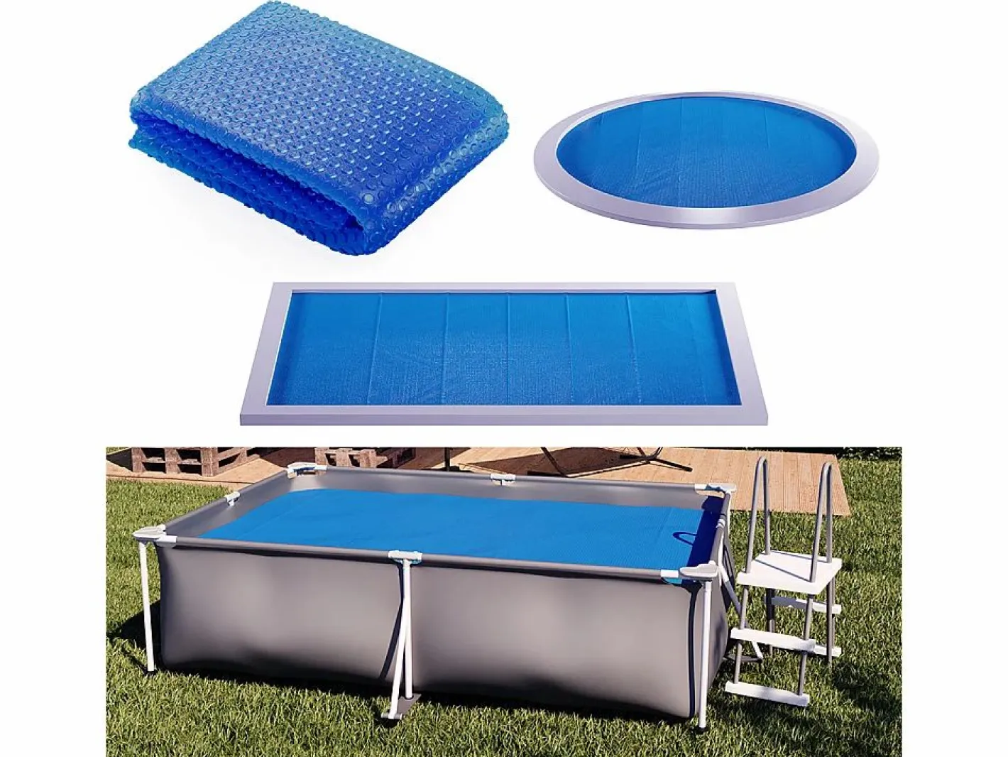 Vicco Lona solar 300x200x1 Azul Discount