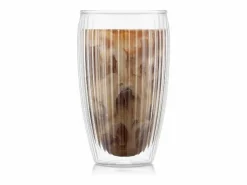 Bodum Lote 2 Vasos Doble Pared 45cl Pavina Rayados Outlet