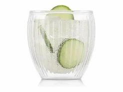 Lote 2 Vasos Doble Pared 20cl Pavina Rayados^Bodum