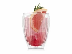 Bodum Vaso|Lote 2 Vasos Doble Pared 32cl Pavina Rayados - Set 2 Vasos 12249-10
