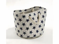 Lote de 2 cestas de tela con estampado de constelación^Calicosy Discount