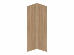 Shower & Design Panel De Pared|Panel Mural Para Ducha|Lote de 2 paneles de pared para ducha efecto madera de aluminio 2 x Ancho 90 x Alt. 210 cm ENEKO