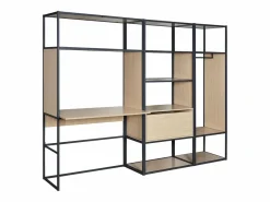 Lote de 3 percheros de madera y metal OSLO^ Sale