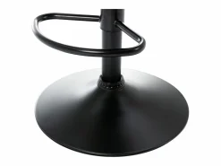 Lote de 2 taburetes de bar de piel sintética y metal - - KADERINA^Vente-unique Discount