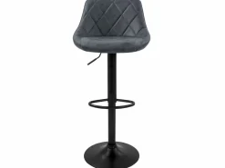 Lote de 2 taburetes de bar Taburete de bar giratorio regulable en altura Taburet^ML-DESIGN Discount