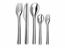Amefa Lote de 48 tenedores para pasteles/tapas reutilizables y reciclables Slim2 de Discount