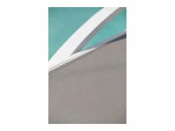 Dcb Garden Lote de 2 tumbonas de lona plastificada y aluminio Blanco Online