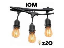 Lumisky Guirnalda Luminosa|Luces de cadena E27 10M MAFY