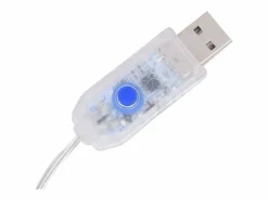 vidaxl Guirnalda Luminosa|Luces estrella y luna 138 LEDs azul con control remoto