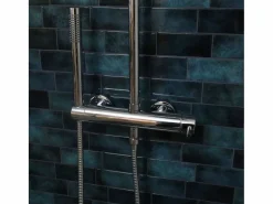 Essebagno Luisa Columna de ducha mecánica cromada Plateado Best