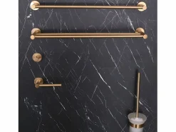 Essebagno Accesorios De Wc|Luisa escobilla para WC con soporte cobre cepillado
