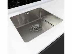 Essebagno Fregadero|Luisa Fregadero 1 seno 55x45 en acero inoxidable