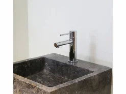 Essebagno Luisa mezclador bajo de lavabo cromado Plateado Outlet