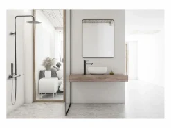 Luisa mezclador de lavabo alto gris metalizado^Essebagno Clearance