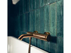 Essebagno Luisa Mezclador mecánico de bañera y ducha cobre cepillado Cobrizo Hot