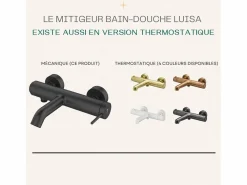 Luisa Mezclador mecánico de bañera y ducha^Essebagno Outlet