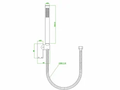 Essebagno Luisa Plato de ducha combinado 3 piezas Blanco Best