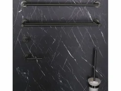 Luisa portarrollos gris metalizado^Essebagno Clearance