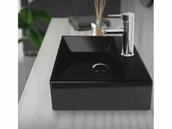 LuxeBath Desagüe universal para lavabo y lavamanos sin rebosadero válvula de drenaje Pop Up acero inoxidable brillante 1 1/4 Pulgadas Negro Online