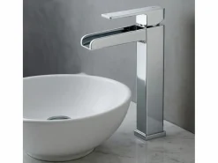 Luzz grifo mezclador alto cromado para lavabo^Essebagno Discount