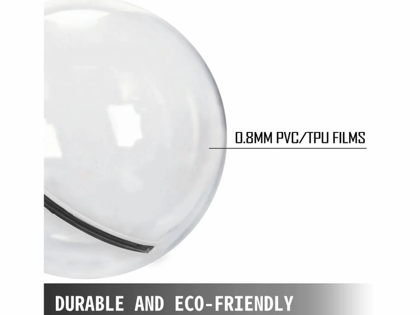 Castillo Hinchable|2M Walk on Water Pelota Inflable Zorb con Cremallera Alemana PVC SucceBuy