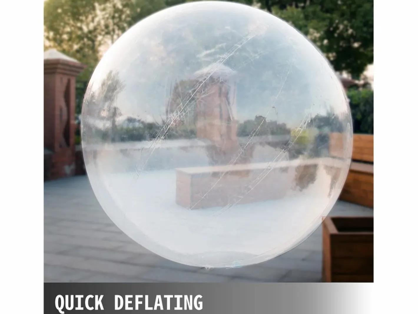 Castillo Hinchable|2M Walk on Water Pelota Inflable Zorb con Cremallera Alemana PVC SucceBuy