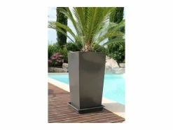 Riviera Macetero|Maceta Nuance - Cuadrada - 29 x 29 x 52 cm - 32,6 L - brillante
