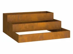 Macetero|Maceta para Jardín | Jardinera | Macetero Oxidado 90 x 90 x 35 cm Acero oxidado