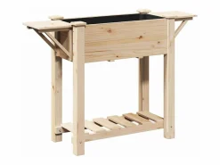 Jardinera|Maceta para Jardín | Jardinera | Macetero con estante 111 x 37 x 76.5 cm