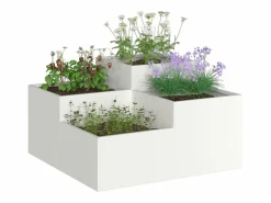 Macetero|Maceta para Jardín | Jardinera | Macetero 100 x 100 x 48 cm Acero