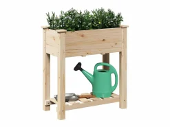 Jardinera|Maceta para Jardín | Jardinera | Macetero con estante 71 x 37 x 76.5 cm