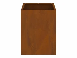 Maceta para Jardín | Jardinera | Macetero Marrón 32 x 32 x 40 cm Acero Envejecido Marru00f3n Online