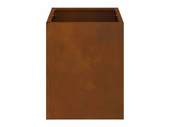Maceta para Jardín | Jardinera | Macetero Marrón 32 x 32 x 40 cm Acero Envejecido Marru00f3n Online