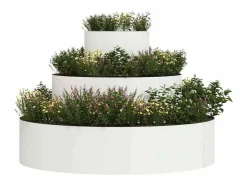 Macetero|Maceta para Jardín | Jardinera | Macetero 90 x 90 x 20 cm Acero