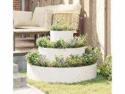 Macetero|Maceta para Jardín | Jardinera | Macetero 90 x 90 x 20 cm Acero