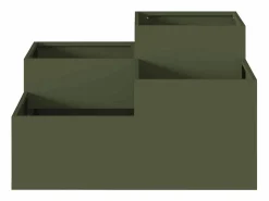 Maceta para Jardín | Jardinera | Macetero oliva 100 x 100 x 48 cm Acero^ Discount