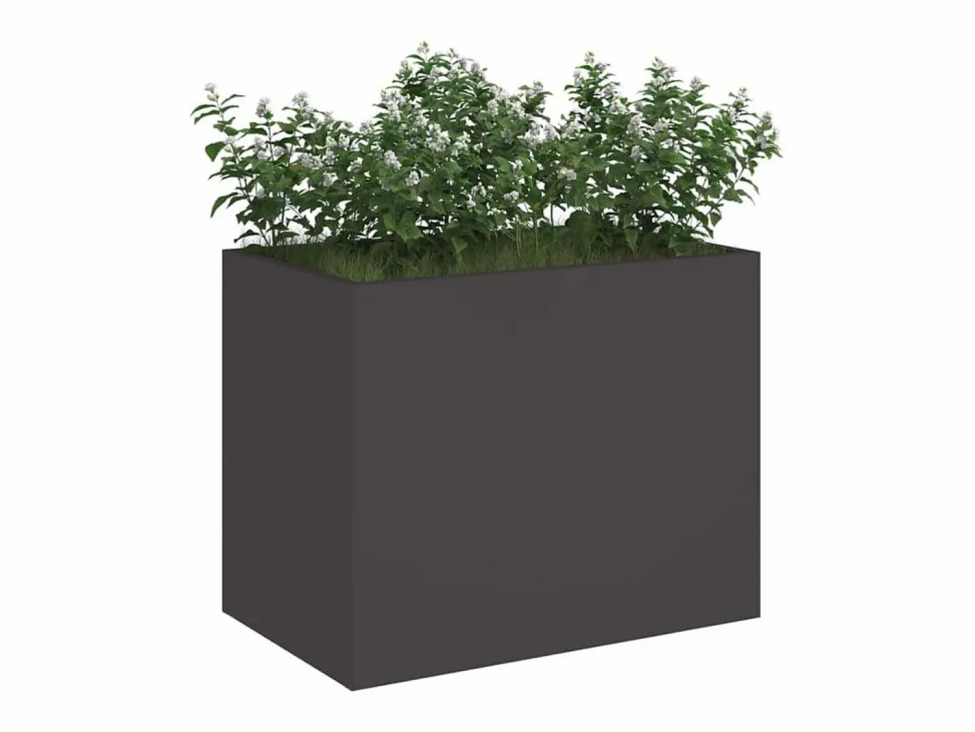 Macetero|Maceta para Jardín | Jardinera | Macetero 50 x 32 x 40 cm Acero laminado en frío