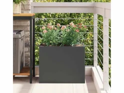 Macetero|Maceta para Jardín | Jardinera | Macetero 50 x 32 x 40 cm Acero laminado en frío