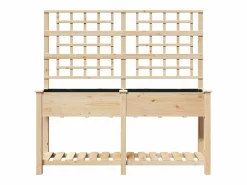 Maceta para Jardín | Jardinera | Macetero con estante 161 x 46 x 152.5 cm Beige Sale