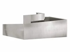 Maceta para Jardín | Jardinera | Macetero 100 x 100 x 50 cm Acero inoxidable Plateado New