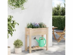 Maceta para Jardín | Jardinera | Macetero con estante 71 x 37 x 76.5 cm^