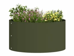 Maceta para Jardín | Jardinera | Macetero oliva 40 x 40 x 20 cm Acero Verde