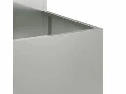 Maceta para Jardín | Jardinera | Macetero 80 x 80 x 60 cm Acero galvanizado Plateado Clearance