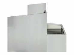 Macetero|Maceta para Jardín | Jardinera | Macetero 60 x 60 x 50 cm Acero galvanizado
