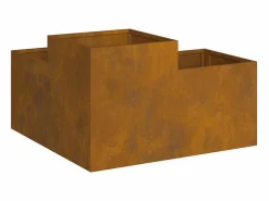 Maceta para Jardín | Jardinera | Macetero Oxidado 100 x 100 x 48 cm Acero oxidado^ Online