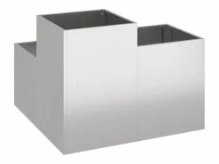 Macetero|Maceta para Jardín | Jardinera | Macetero 100 x 100 x 60 cm Acero inoxidable