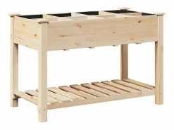 Maceta para Jardín | Jardinera | Macetero con estante 115 x 59 x 76.5 cm^ Hot