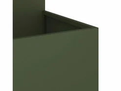 Maceta para Jardín | Jardinera | Macetero oliva 80 x 80 x 60 cm Acero Verde